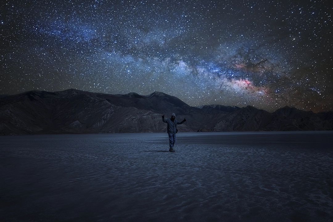 milky way photography india