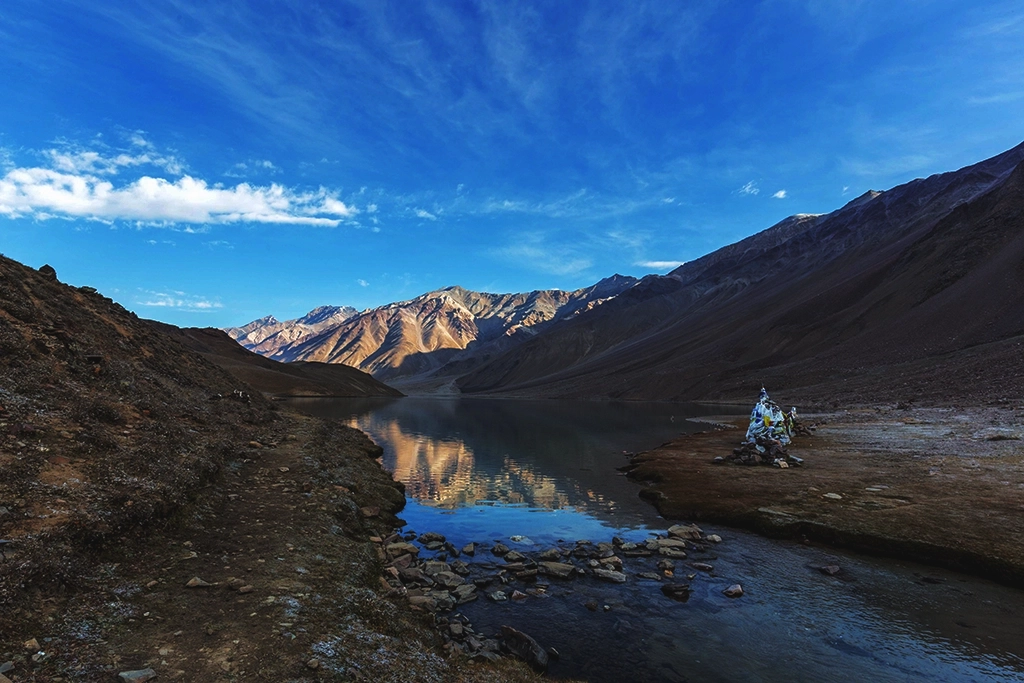 origin of chandra rive from chandratal lake