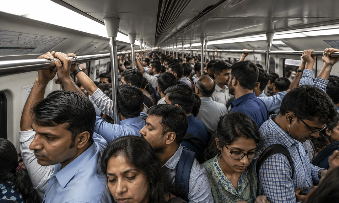 The daily reality of metro life — the invisible cost driving reverse migration India decisions every morning