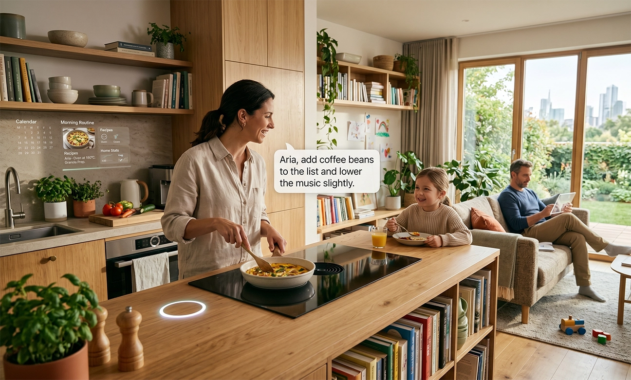 Artificial intelligence becoming a natural companion in everyday human life.