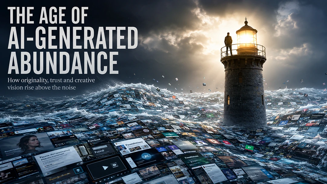 Human creativity standing out in a world filled with AI-generated content