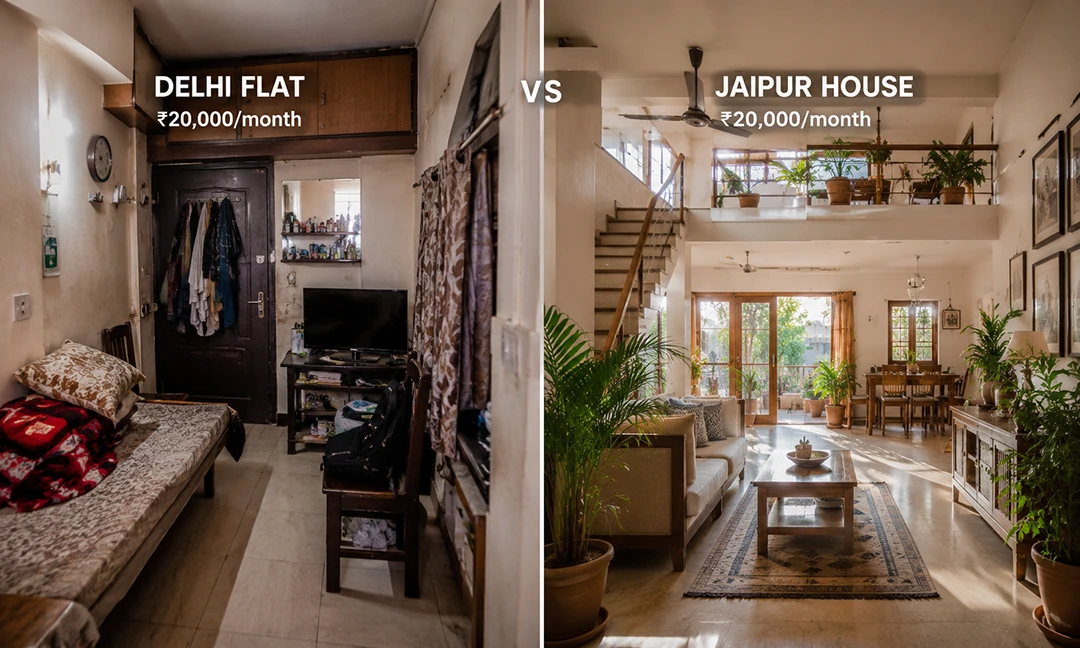  The housing reality behind reverse migration India — same budget, completely different life in a Tier 2 city