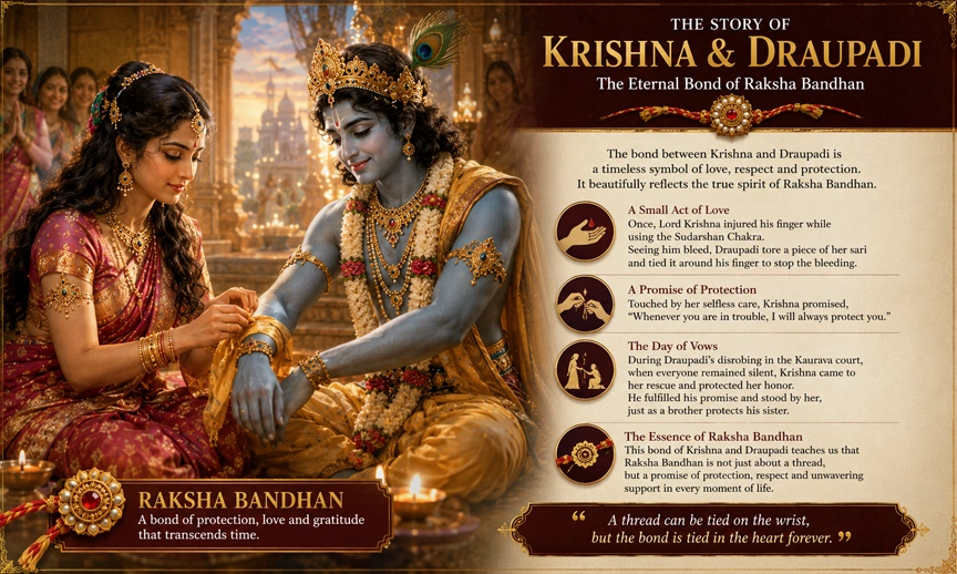 The Story of Krishna and Draupadi