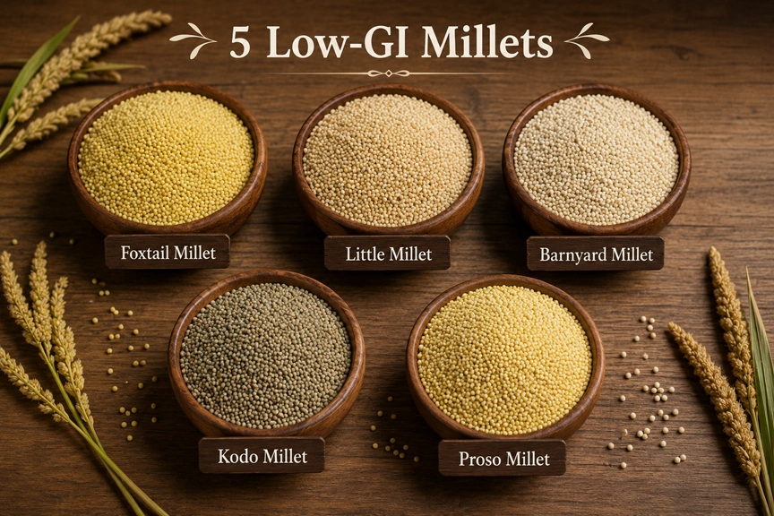 millets glycemic index