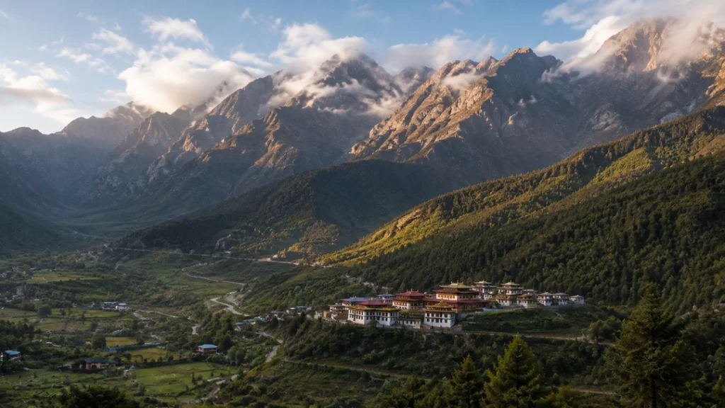 Arunachal Pradesh landscape at the center of the ongoing Zangnan dispute with China