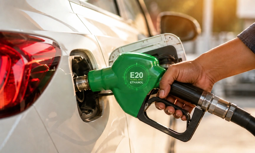 E20 ethanol blended petrol now standard at Indian fuel pumps
