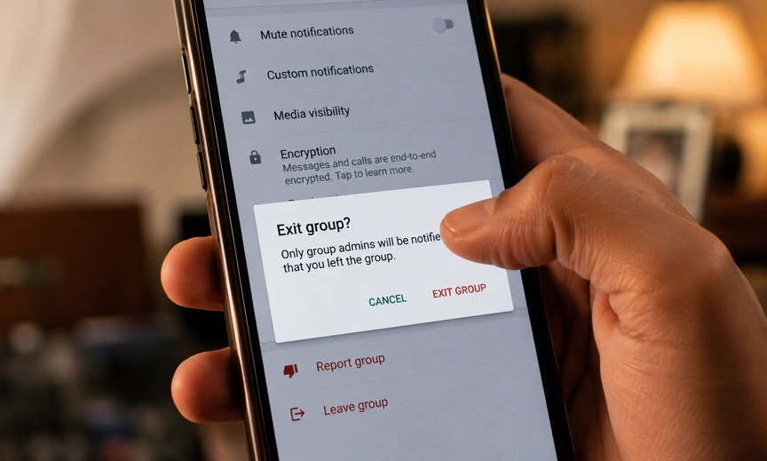 The hesitation before leaving the Indian family WhatsApp group everyone feels