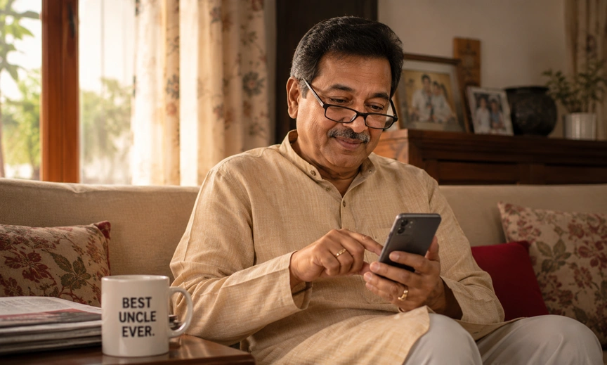 Indian family WhatsApp group