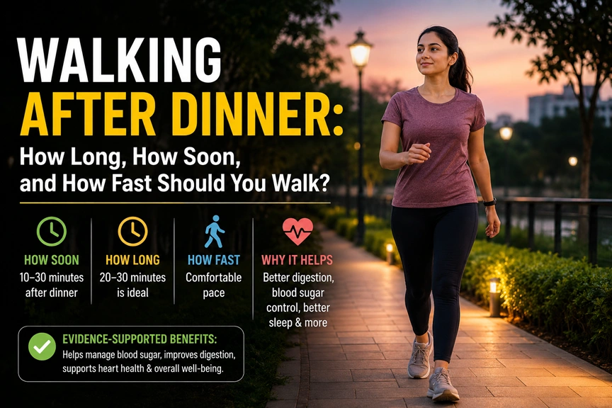 walking after dinner